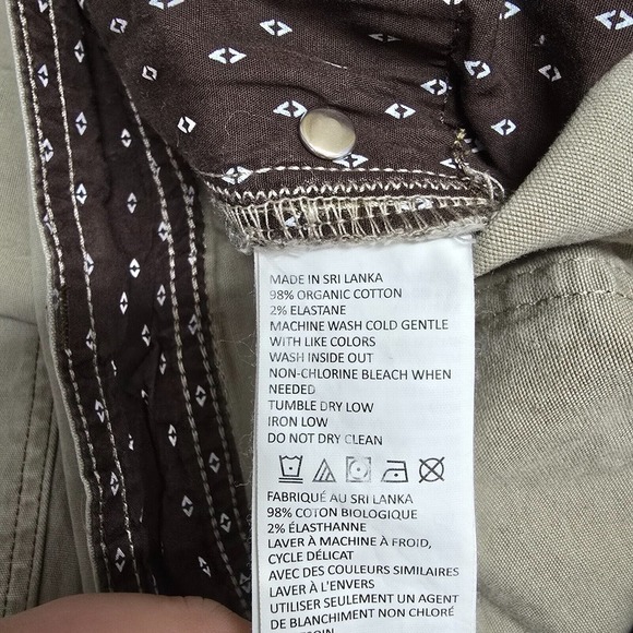 Prana Pants Mens 40x32‎ (Fits 38x31.5) Beige Slim Stretch Hiking Outdoor - Picture 8 of 14